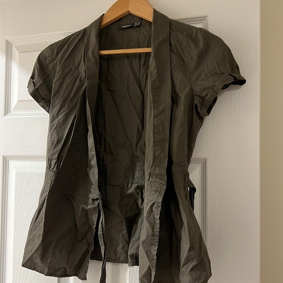 Mexx green tie waist size EU 34 - Picture 1 of 2